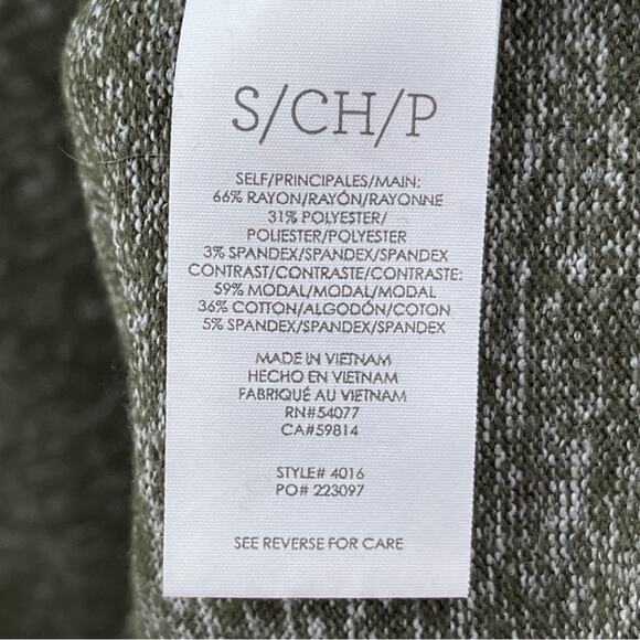 Cabi #4016 Olive Green Solace Cowl Neck Cinch Back Preppy Comfy Dress Size Small - Picture 13 of 14